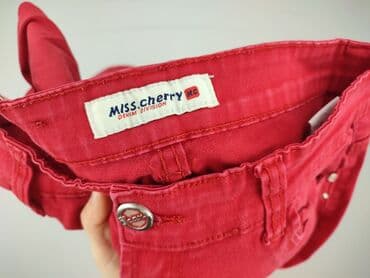 jeansy czerwone damskie: Jeansy damskie, rozmiar M — 4