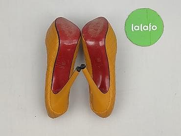 kapcie auta: Czółenka na wysokim obcasie z platformą – damskie - Model: klasyczne — 5