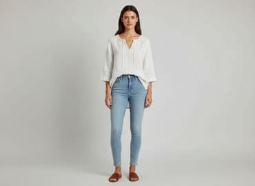 bluzki i tuniki z lnu: Tunika damska, rozmiar S — 6