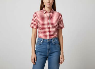 bluzki w paski z serduszkiem: Koszula damska, rozmiar S — 7