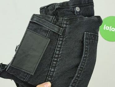 czarne szorty damskie z wysokim stanem: H&M, Szorty damskie, rozmiar S — 6