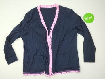 sweter z dekoltem v: Kardigan damski, rozmiar L — 2