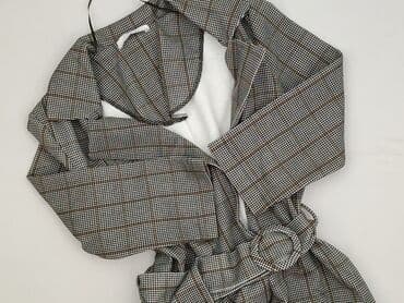 marynarka w kratę damska zara: Zara, Płaszcz damski, rozmiar S — 1