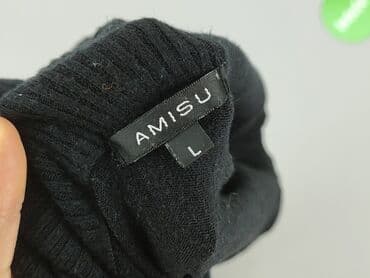 eleganckie swetry damskie różpinane do sukienki: Amisu, Women`s knitwear, size L — 5