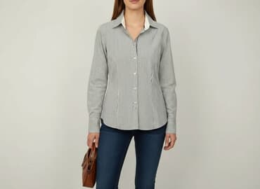 bluzki w prążki: Sebago, Koszula damska, rozmiar M — 7