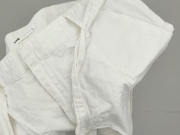 białe spodenki damskie: Sinsay, Szorty damskie, rozmiar L — 5