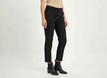 massimo dutti spodnie z wysokim stanem: Брюки жіночі, розмір S — 1