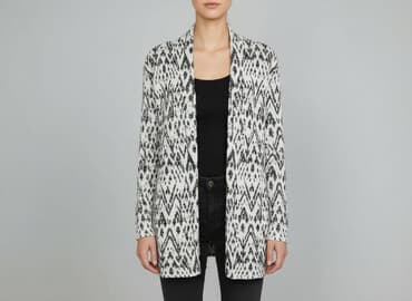 sweter w warkoczowy splot h m: H&M, Kardigan damski, rozmiar XS — 7