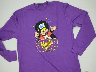 koszulka basic oversize: Bluzka dla mężczyzn, L — 1