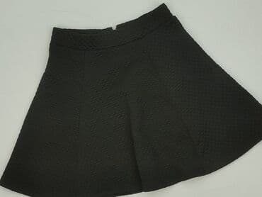 spódniczka rozkloszowane czarne: H&M Divided, Spódnica damska, XS — 1