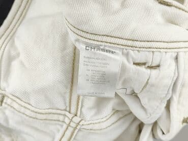 spodnie woskowane białe: Chasin', Jeans for men, size S — 4