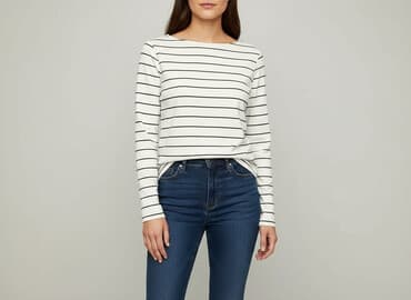 bluzki w prążki: Bluzka damska, rozmiar M — 7