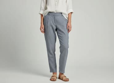 spodnie materiałowe tommy hilfiger: Spodnie materiałowe damskie, rozmiar S — 7