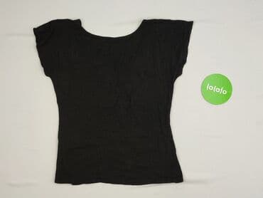 czarne t shirty basic: Women`s T-shirt, size S (EU 36) — 3