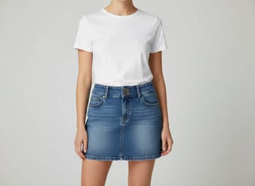 dżinsowe spódnice mini: Comma, Spódnica damska, rozmiar S — 6