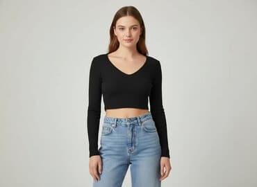 bluzki prazkowane: Top damski, rozmiar S — 6