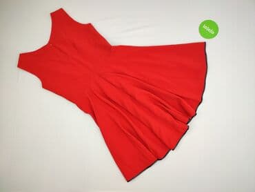 tanie rozkloszowane sukienki: Red, Women`s dress, size L — 3