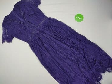 niebieskie sukienki plus size: Sukienka damska, rozmiar M — 2