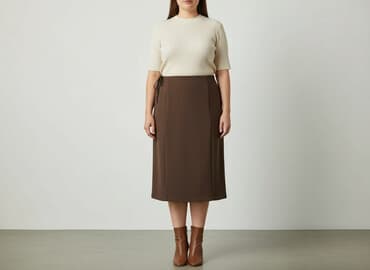 spódnice czekoladowa: Spódnica damska, rozmiar 2XL — 1