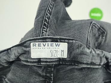 szare sandały na platformie: Review, Szorty dla mężczyzn, rozmiar M — 5