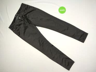 Women: Material trousers for women, size L (EU 40) — 2