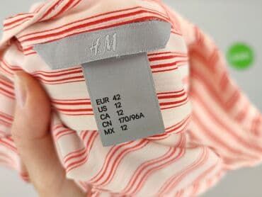 stradivarius bluzki koszulowe: H&M, Bluzka damska, rozmiar L — 4