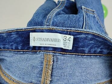 krótkie spodenki z wysokim stanem: Stradivarius, Szorty damskie, rozmiar S — 4