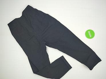 pull and bear spodnie lniane: Bershka, Spodnie materiałowe damskie, rozmiar L — 3