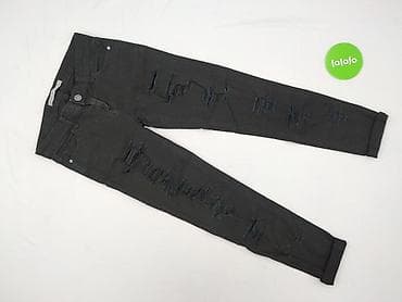 czarne jeansy bootcut: Stradivarius, Jeansy damskie, rozmiar S — 2