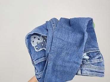 bluza domowa: Spodnie jeansowe, H&M, 5-6 lat, 116, stan - Bardzo dobry — 4
