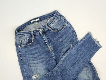 jeansy damskie z kokardkami: Jeansy damskie, rozmiar S — 1