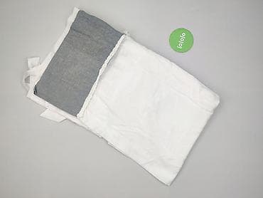 słupek na ubrania: Lniany fartuch kuchenny unisex - Klasyczny fason z prostym wiązaniem — 2