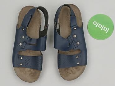 czerwone sandały na słupku ccc: Sandały męskie, 44 — 2