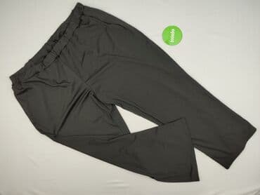 długie spodnie damskie dla wysokich: Spodnie materiałowe damskie, rozmiar 2XL — 2