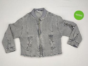 bluza szara zara: Dziecięca kurtka jeansowa, 10 lat, 134-140 cm, Zara, stan - Idealny — 2