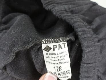 czarne spodnie z wysokim stanem stradivarius: Leggings for kids, 8 years, 128, condition - Very good — 3