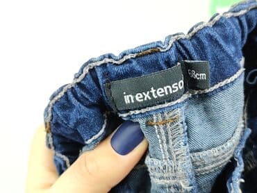 spodnie woskowane goodies: Denim pants, 3-6 months, condition - Good — 4