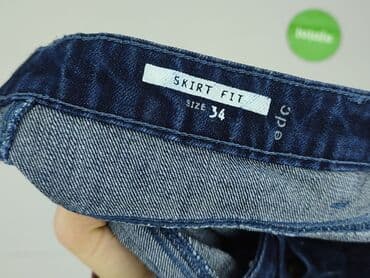 spodenko spódniczka jeans: EDC, Spódnica damska, rozmiar XS — 4