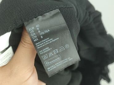 spodnie od pizamy hm: H&M, Spodnie materiałowe damskie, rozmiar S — 5