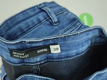 sinsay szerokie spodnie jeansowe: Sinsay, Jeansy damskie, rozmiar M — 4