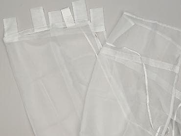 Artykuły papiernicze: Firanka panelowa „NINA” z tunelami i troczkami - Kolor: biały — 1