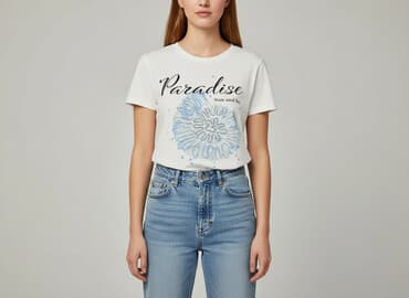 białe t shirty sinsay: Sinsay, T-shirt damski, rozmiar S — 1