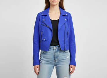 c a kurtka skórzana damska: Kurtka skórzana damska, rozmiar M — 1