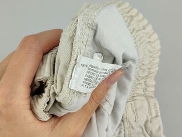 białe cargo bershka: Bershka, Spodnie cargo damskie, rozmiar M — 5