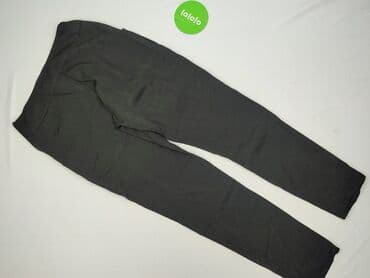 zara spodnie czarne szerokie: Spodnie materiałowe damskie, rozmiar L — 3