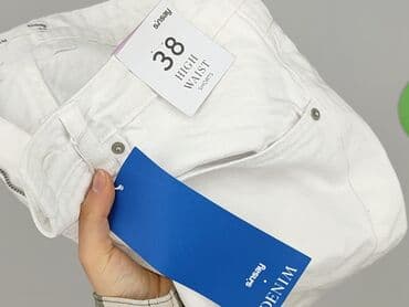 szorty jeansowe damskie wysoki stan: Szorty damskie, rozmiar M — 5