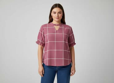 koszula w kratę damska shein: Shein, Bluzka damska, rozmiar 3XL — 1