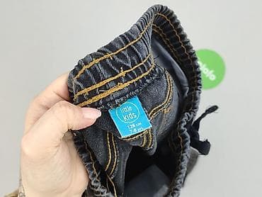 bufiasty top: Spodnie jeansowe, Little kids, 8 lat, 128, stan - Idealny — 4