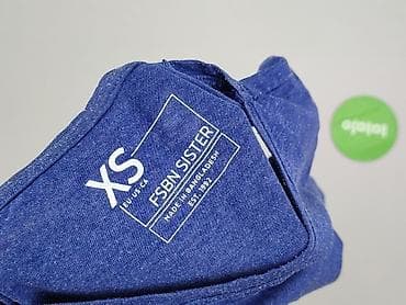 bluzki czarne basic: FSBN, T-shirt damski, rozmiar XS — 4