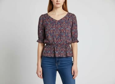 sandały koturna ccc: CAMAIEU, Bluzka damska, S — 6